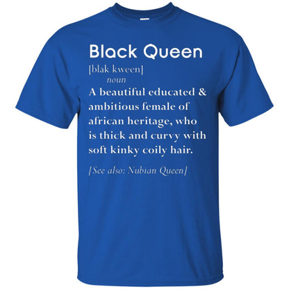 Nubian Queen T-shirt Black Queen Definition Royal