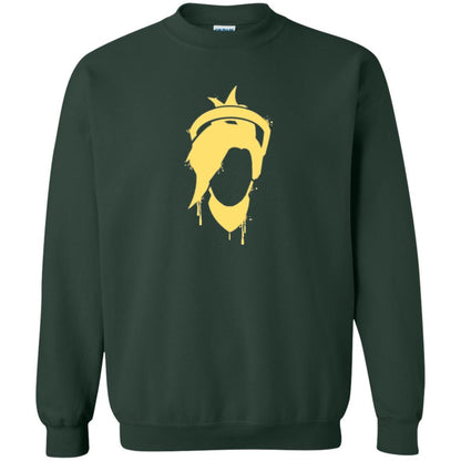 Overwatch Mercy Icon Spray T-Shirt Forest Green