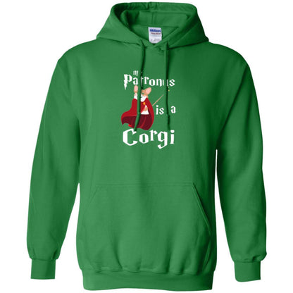 Dog Lover T-shirt My Patronus Is A Corgi T-shirt Irish Green