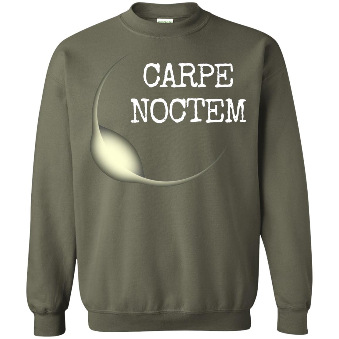 Carpe Noctem Lunar Eclipse T Shirt Military Green