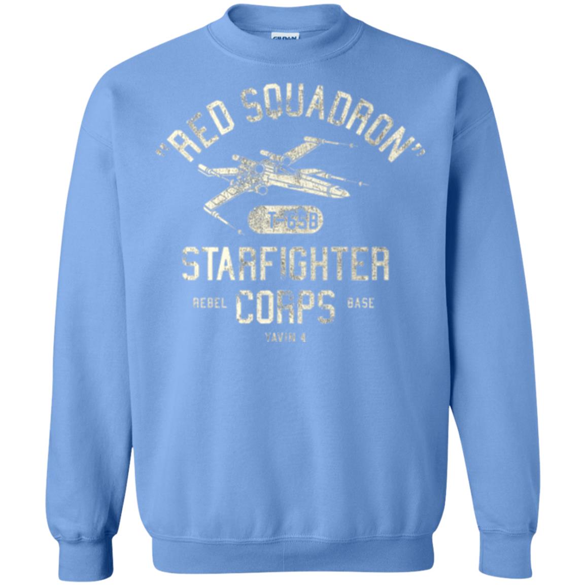 Movie T-shirt Red Squadron Starfighter Rebel Corps Base Carolina Blue