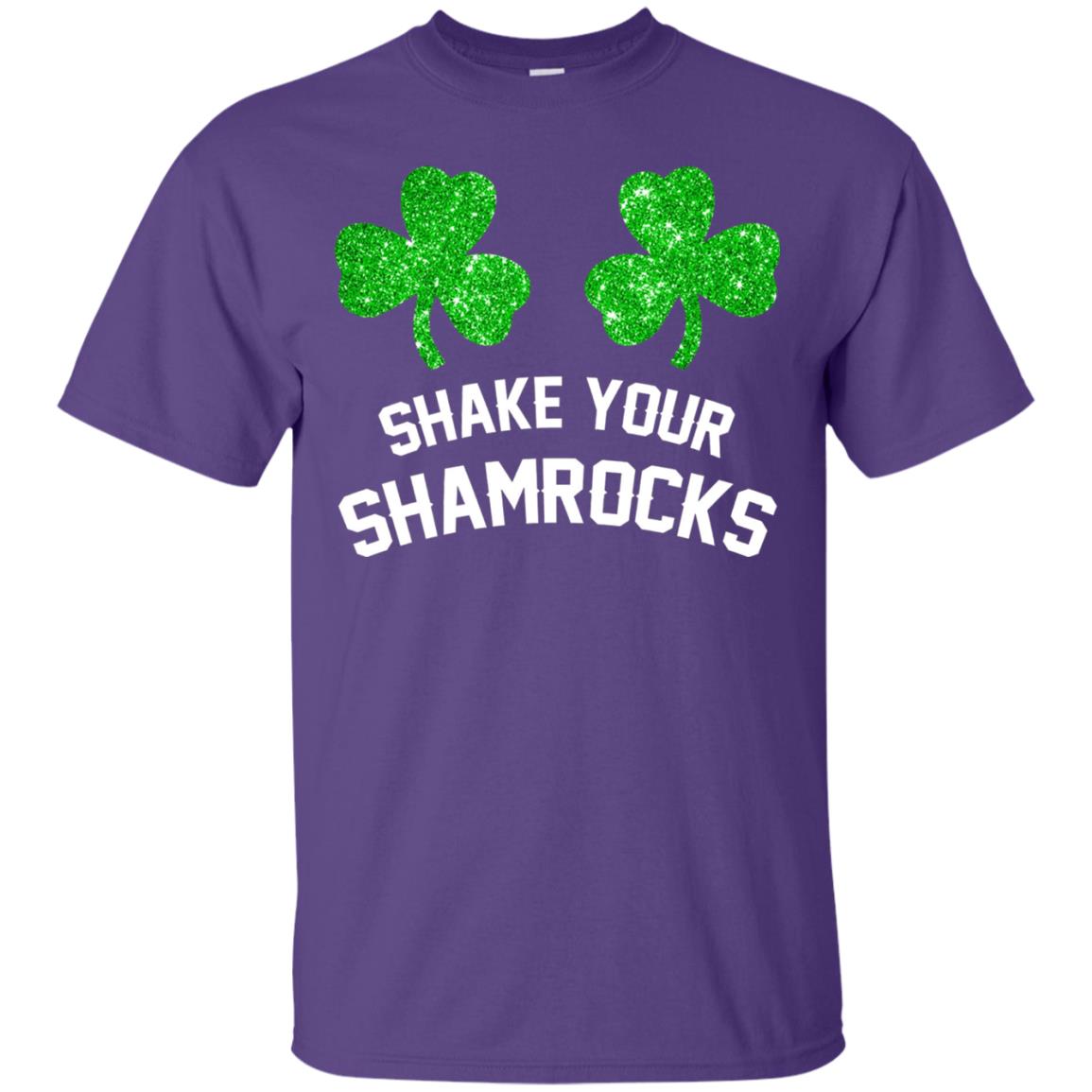 Shake Your Shamrocks St. Patrick_s Day T-shirt Purple