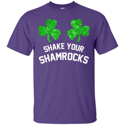 Shake Your Shamrocks St. Patrick_s Day T-shirt Purple