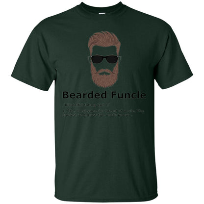 Uncle T-shirt Bearded Funcle The Most Suprior Berrd Of Uncle Forest Green