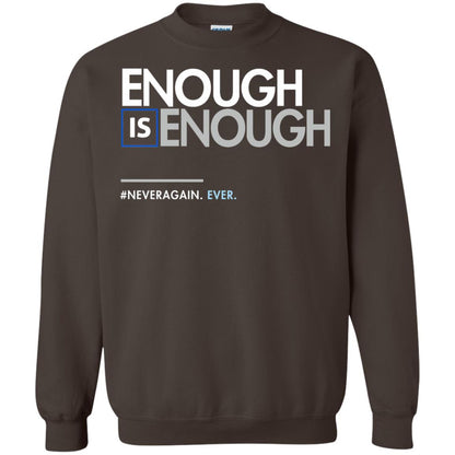 Enough Is Enough Gun Control T-shirt Dark Chocolate