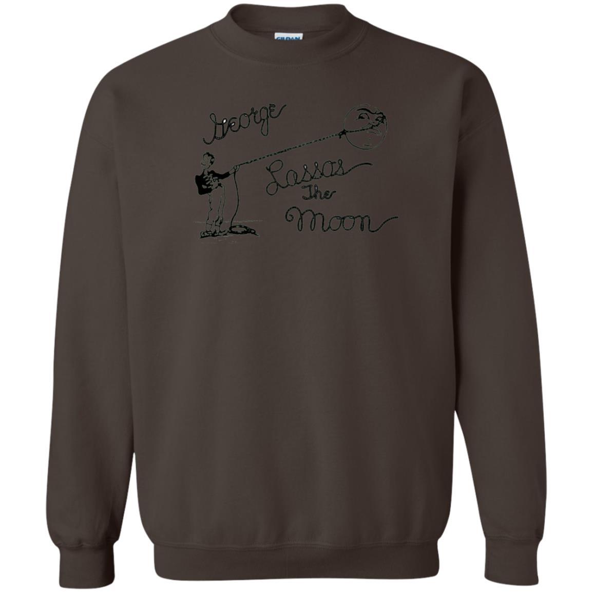 Film T-shirt It's A Wonderful Life George Lassos The Moon Dark Chocolate