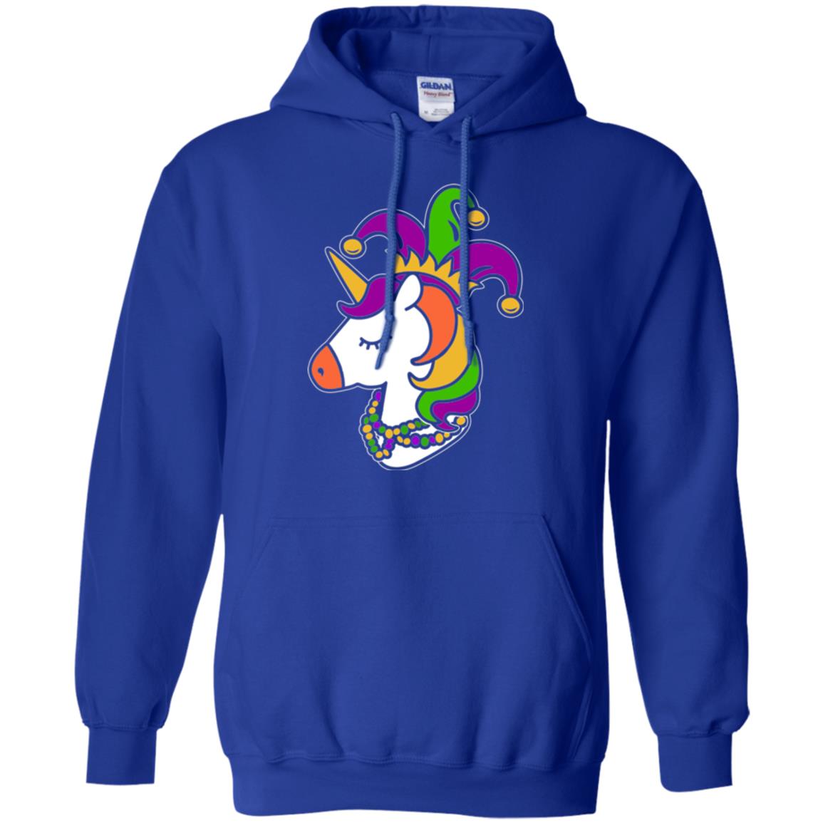Mardi Gras Unicorn T-shirt Royal