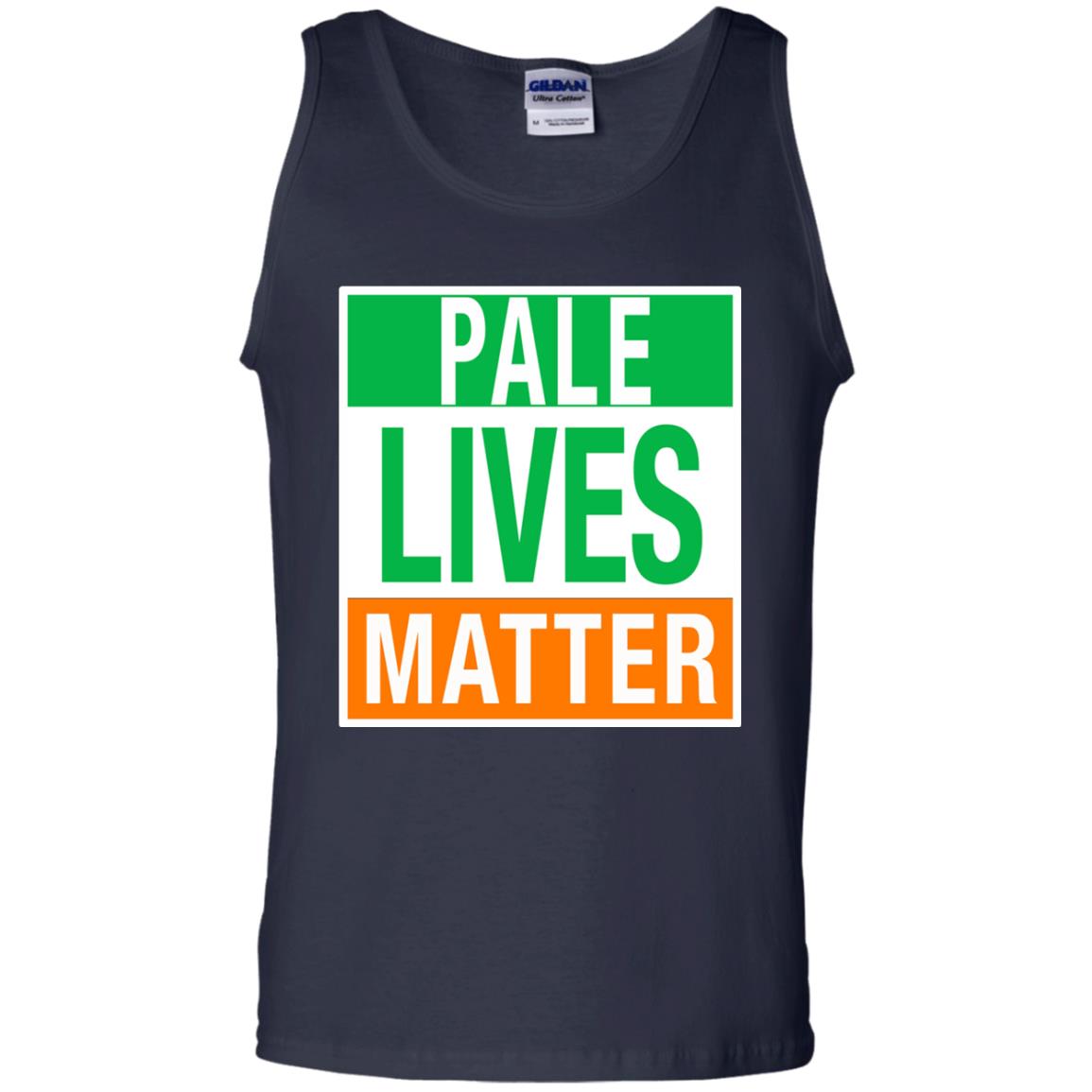 Saint Patrick_s Day T-shirt Pale Lives Matter Navy