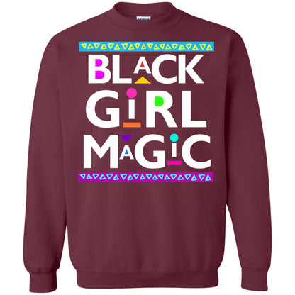 Black Girl Magic T-shirt Women_s Black History Maroon