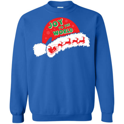 Christmas T-shirt Joy To The World Royal