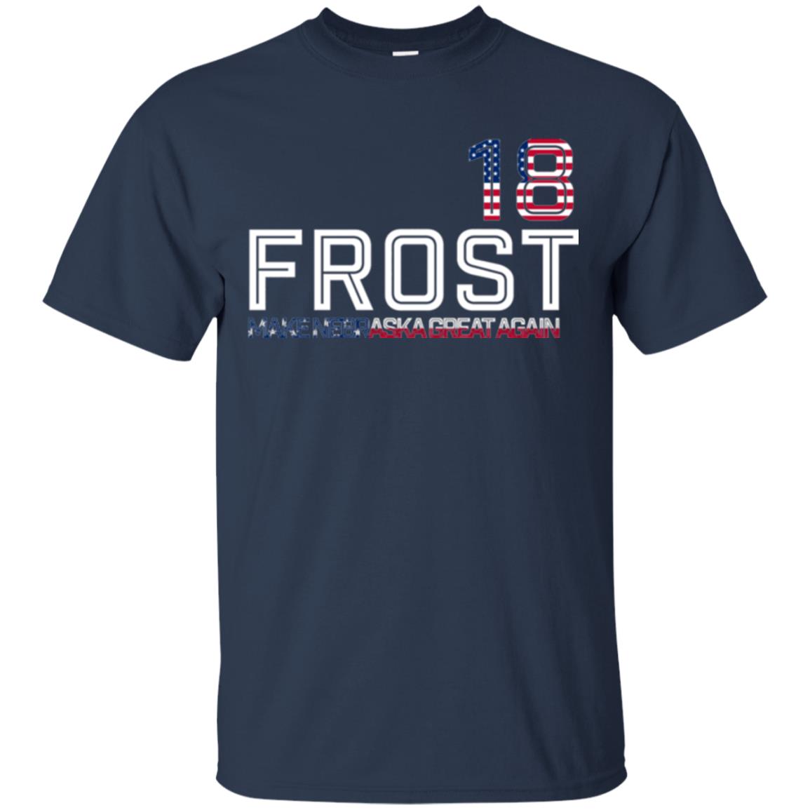 Frost 2018 T-shirt Make Nebraska Great Again Navy
