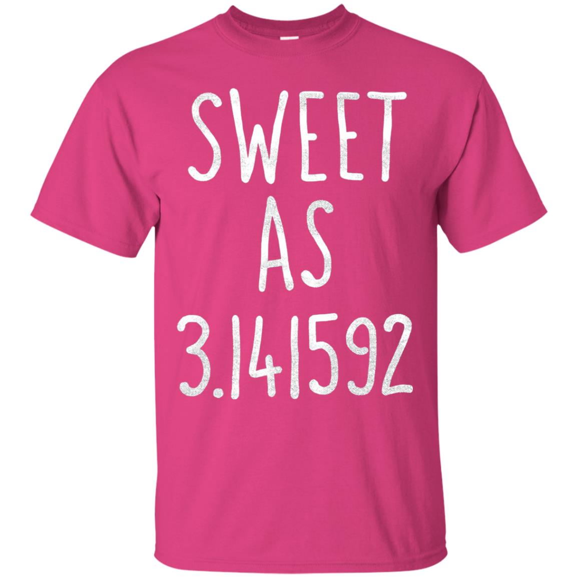 Sweet As Pi Day Math Teacher T-shirt Heliconia