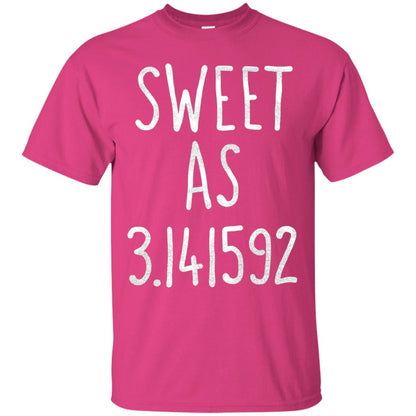 Sweet As Pi Day Math Teacher T-shirt Heliconia