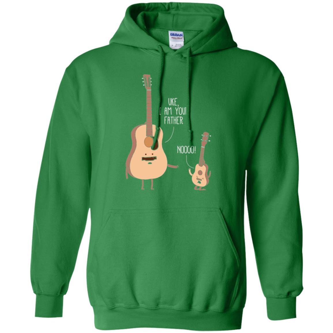 Musician T-shirt Uke I Am Your Father Irish Green