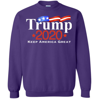 Pro Trump 2020 Keep America Great T-shirt Purple