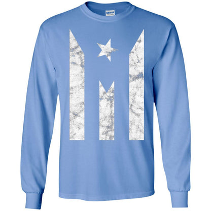Boricua T-shirt Puerto Rico Black Flag T-shirt Carolina Blue