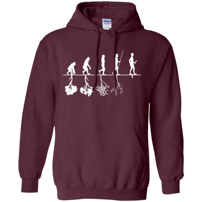Evolution Tree Of Human Life Thinking Save Environment Shirt Maroon