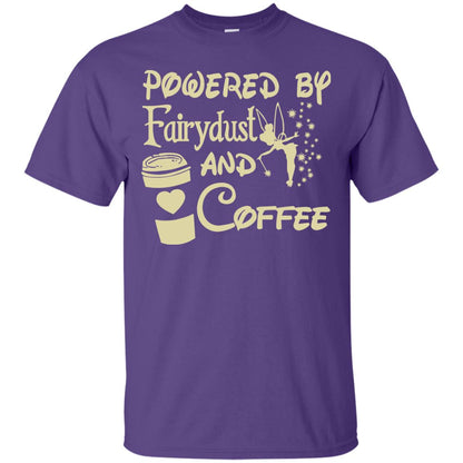 Powered By Fairydust And Coffee Shirt Purple