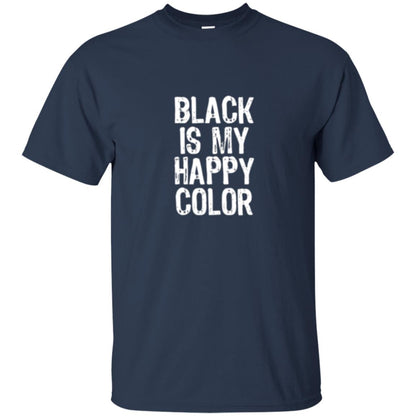 Black Is My Happy Color T-shirt Navy