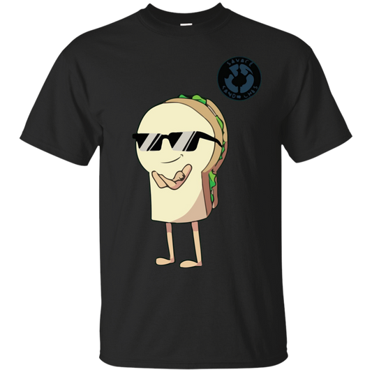 Savage Sandwich Funny Sandwich Lover T-shirt Black