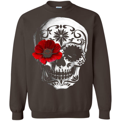 Day Of The Dead Sugar Skull Cinco De Mayo Shirt Dark Chocolate