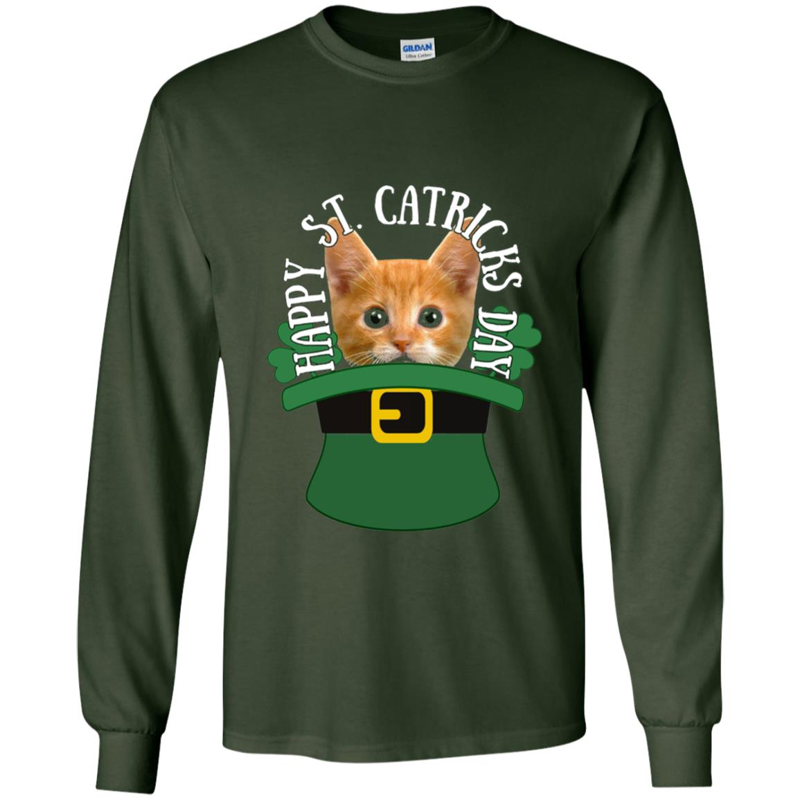Happy Saint Patricks Day T-shirt Forest Green