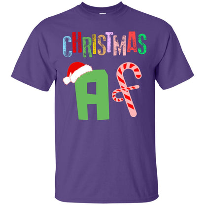 Chrismas Af X-mas Gift Shirt For Mens Or Womens Purple