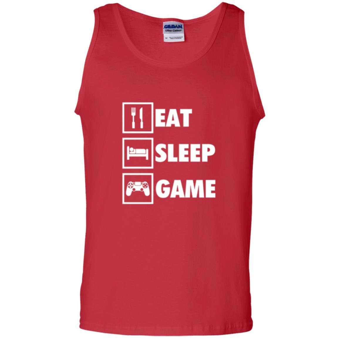 Gamer T-shirt Eat Sleep Game Red