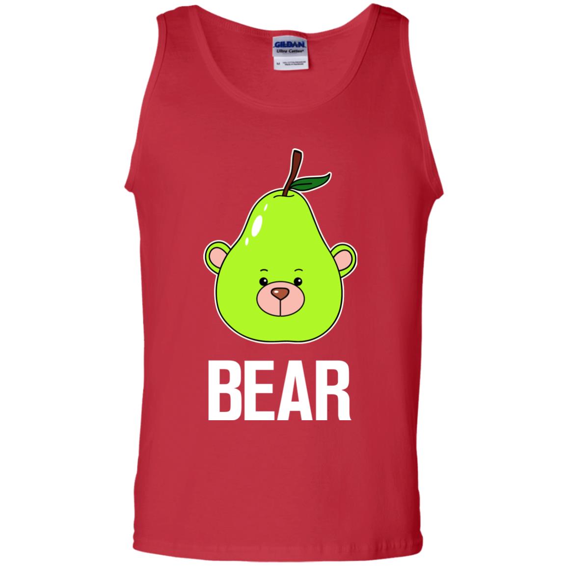 Bear Funny Summer Melon Fruit Shirt Red