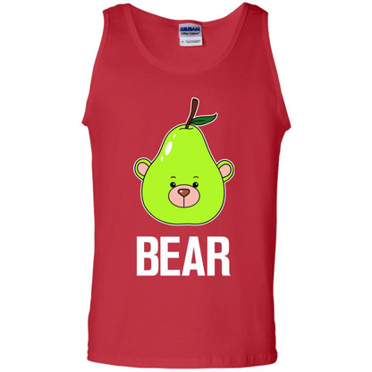 Bear Funny Summer Melon Fruit Shirt Red