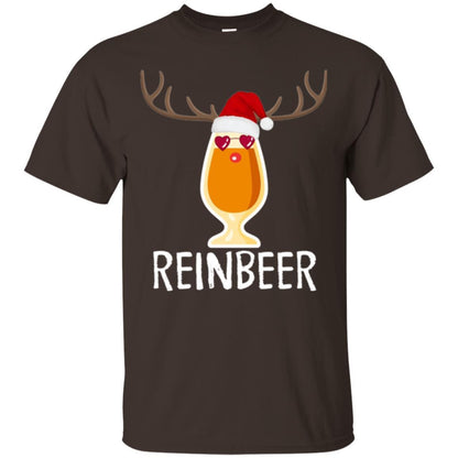 Beer Lover T-shirt Reinbeer Mery Christmas Dark Chocolate