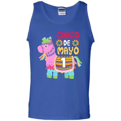 Cinco De Mayo Pinata Jockeys Horse Race 1st Birthday T-shirt Royal