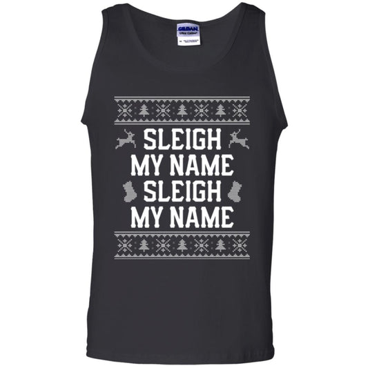 Christmas T-shirt Sleigh My Name Black