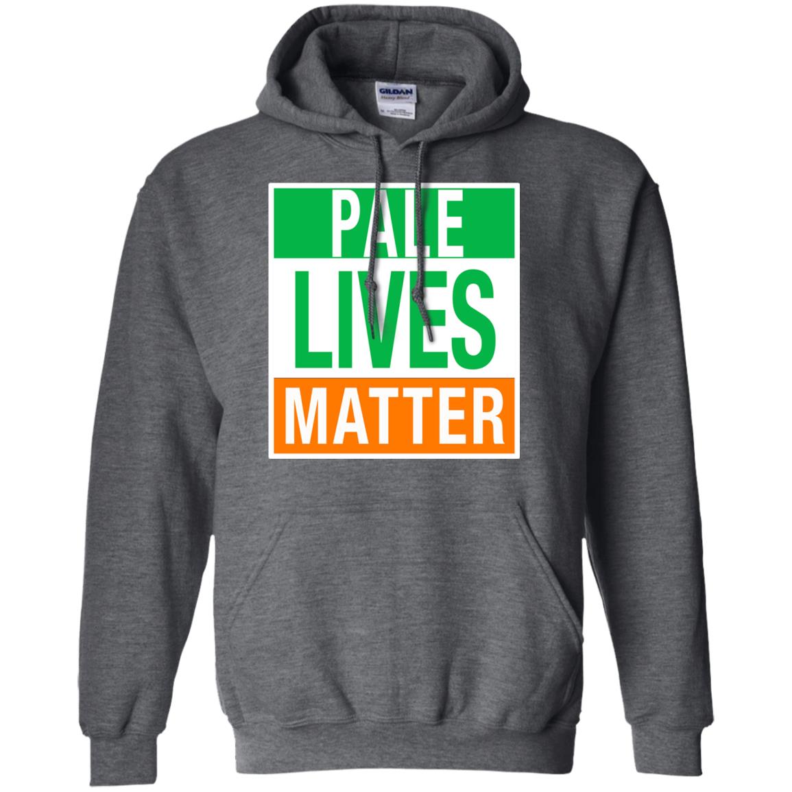 Saint Patrick_s Day T-shirt Pale Lives Matter Dark Heather