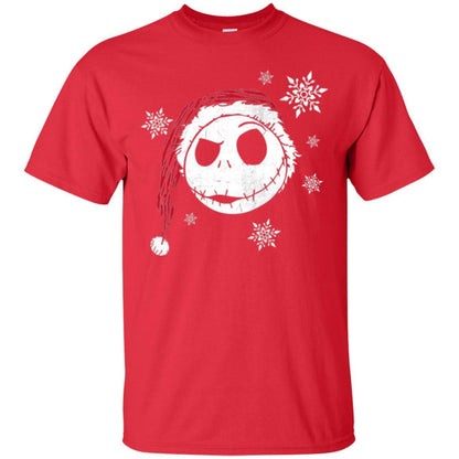 Christmas T-shirt Disney Nightmare Before Christmas Snowflake Red