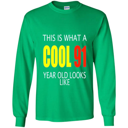 Cool 91 Years Old Birthday Gifts This Is What A Cool 91 Irish Green