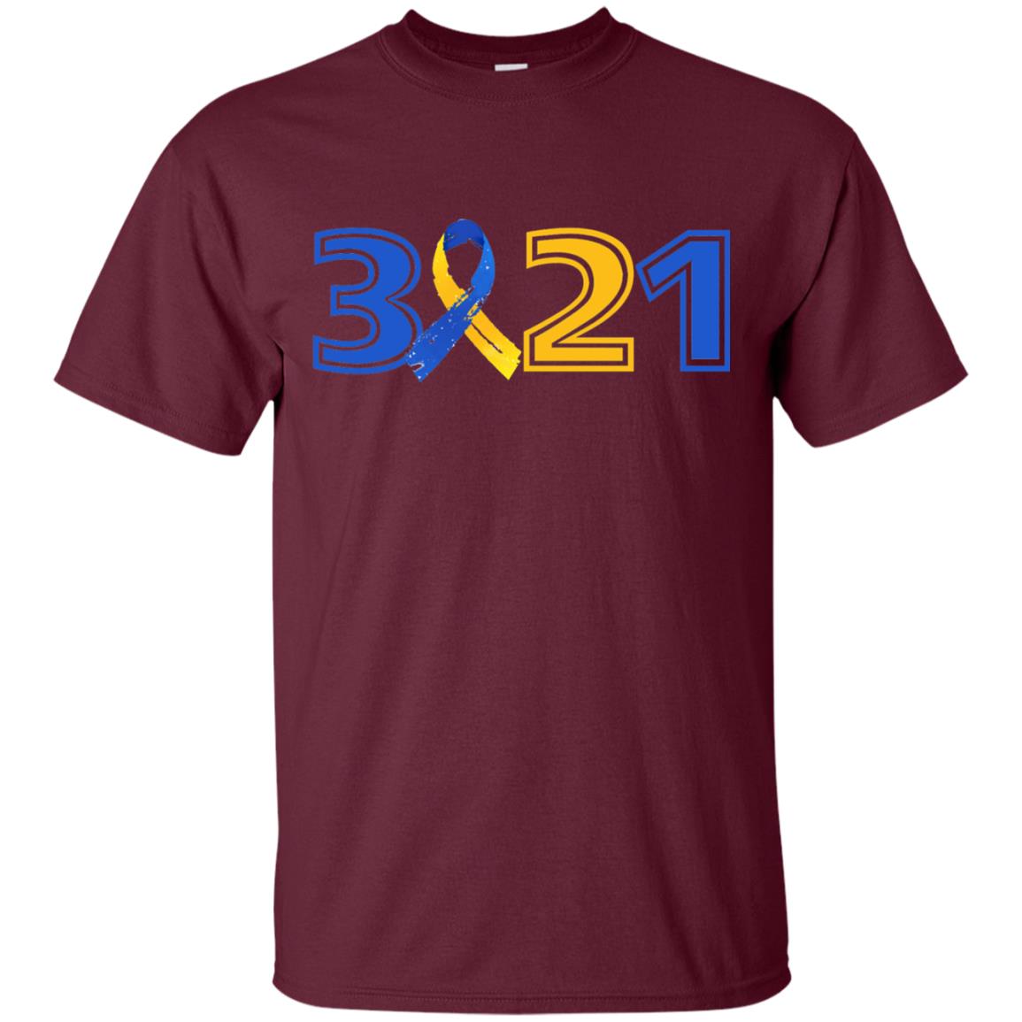 Awareness March 21 World Down Syndrome Day T-shirt Maroon
