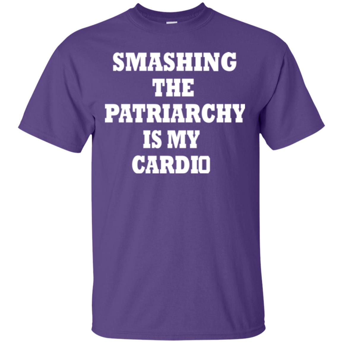 Smashing The Patriarchy Is My Cardio Shirt Purple