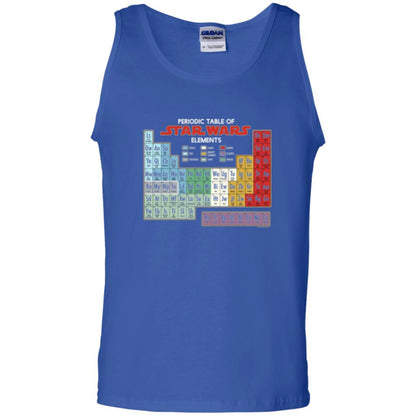 Film T-shirt Star Wars Periodic Table Of Elements Graphic Royal