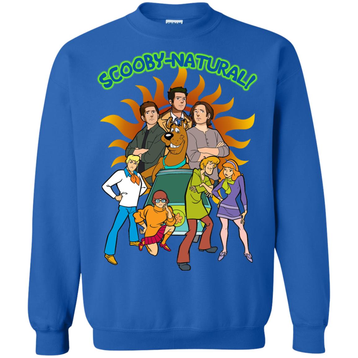 Scooby Natural Mystery Team Cartoon Shirt Royal
