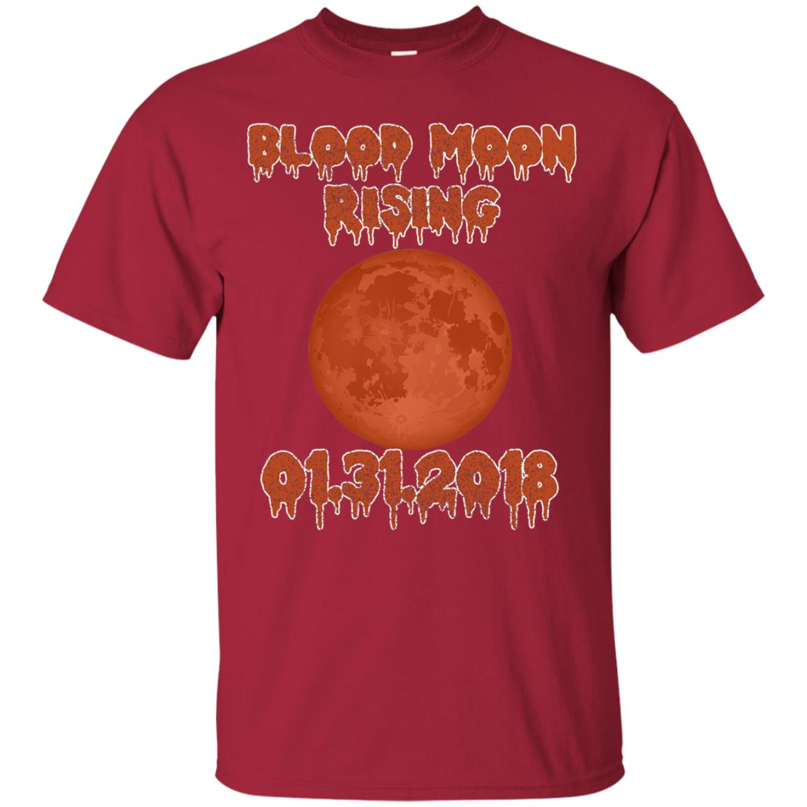 Blood Moon Rising Total Lunar Eclipse T-shirt Funny Lunar Eclipse Cardinal