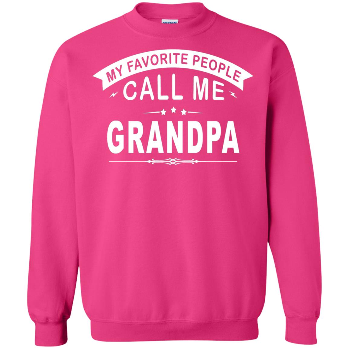 My Favorite People Call Me Grandpa Papa T-shirt Heliconia