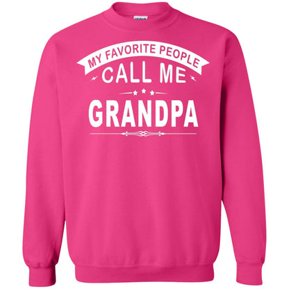 My Favorite People Call Me Grandpa Papa T-shirt Heliconia