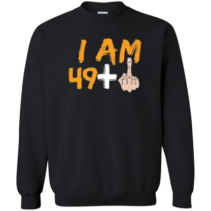 50th Birthday T Shirt I Am 49 Plus Black