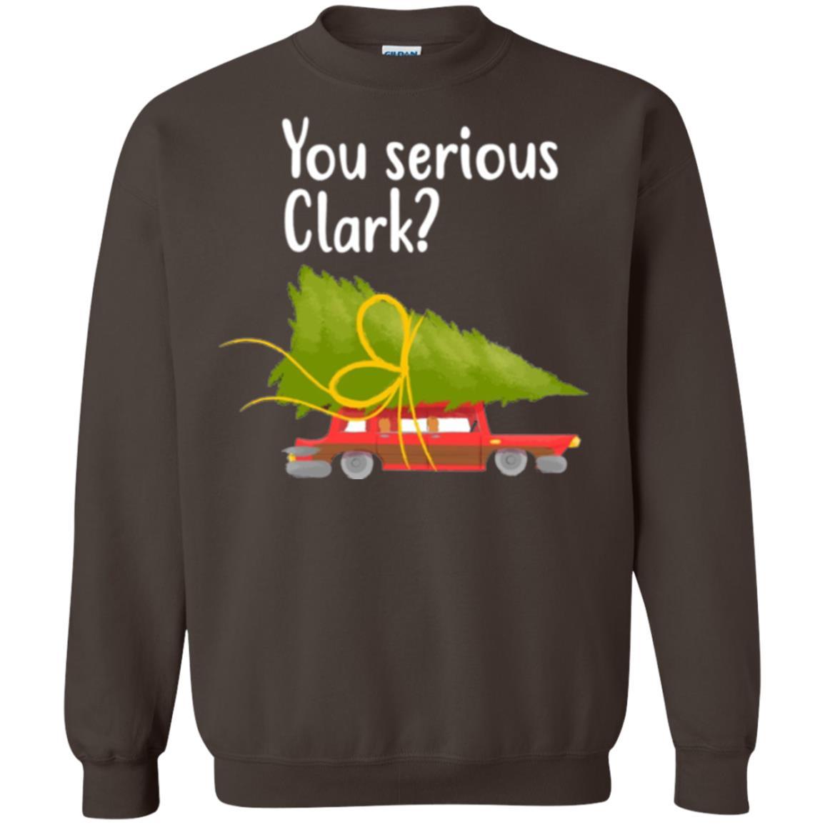 Christmas T-shirt You Serious Clark Griswold Dark Chocolate