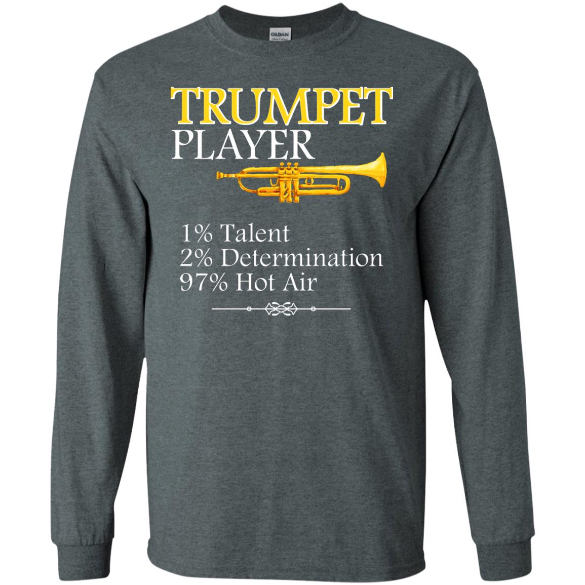 Trumpet Player Gift Shirt For Trumpet Lover Dark Heather