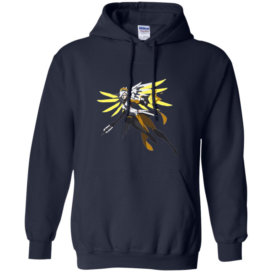 Overwatch Mercy Battle Ready Spray T-shirt Navy