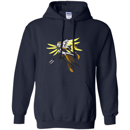 Overwatch Mercy Battle Ready Spray T-shirt Navy
