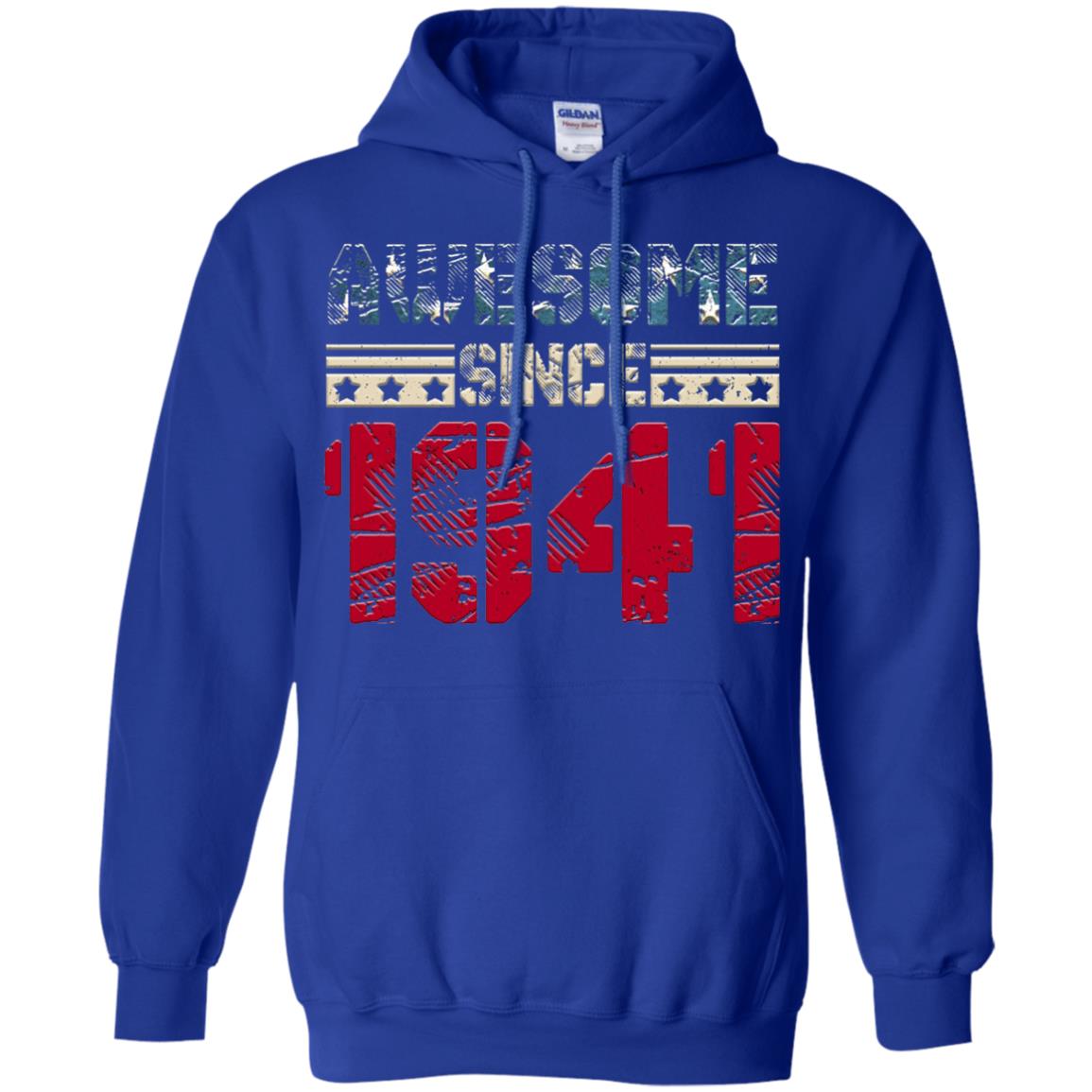 Awesome Since Legends Born In 1941 77 Years Old Birthday Shirt For Dad Or Papa Royal