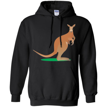 Mom Baby Kangaroo In Pouch Joey T-shirt Black